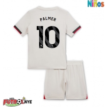 Camiseta Chelsea Cole Palmer #10 Visitante Equipación para niños 2025-26 manga corta (+ pantalones cortos)